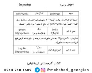 آموزش زبان گرجی